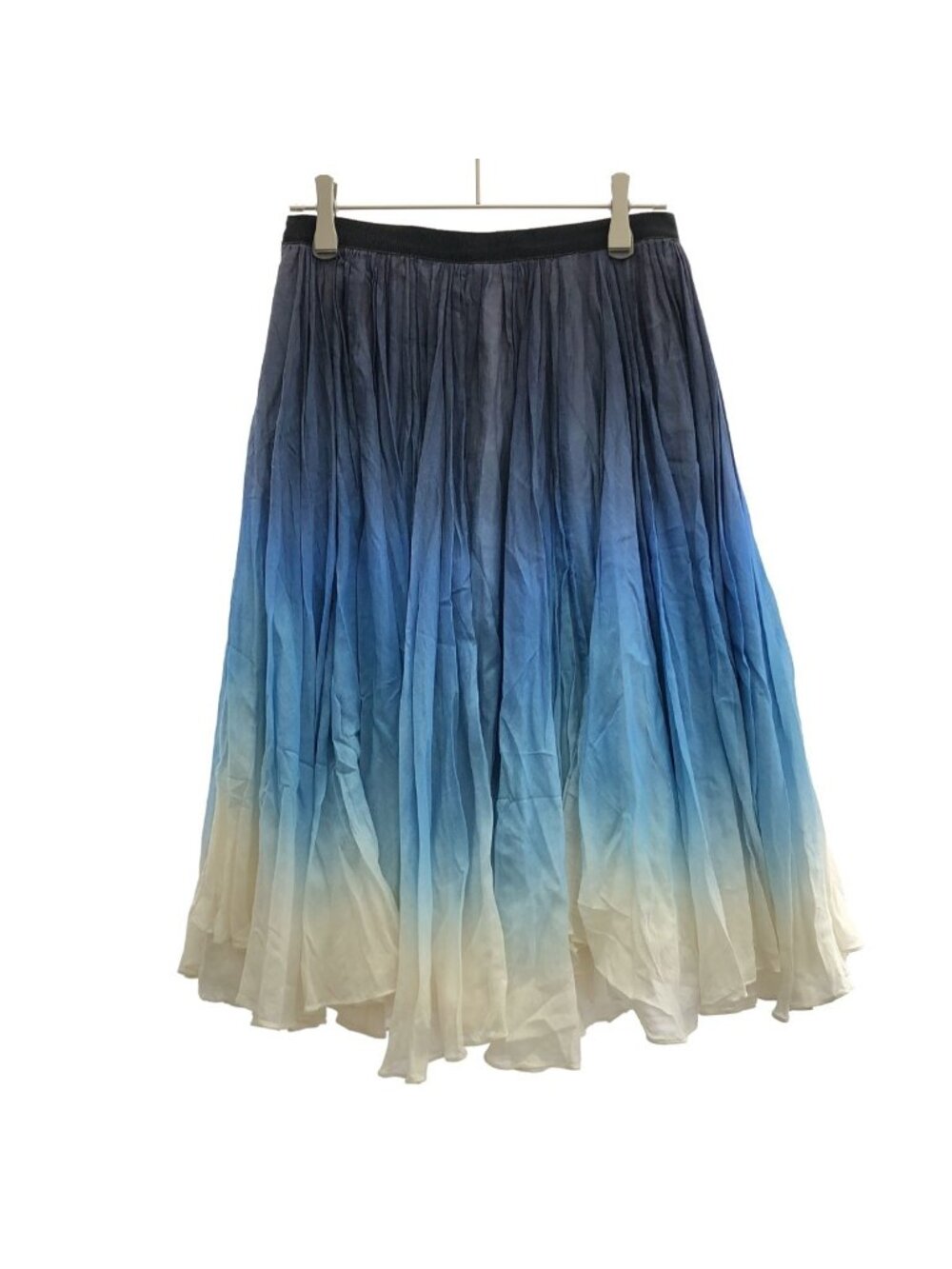 Celine Gradient Skirt 2 White Blue 36
